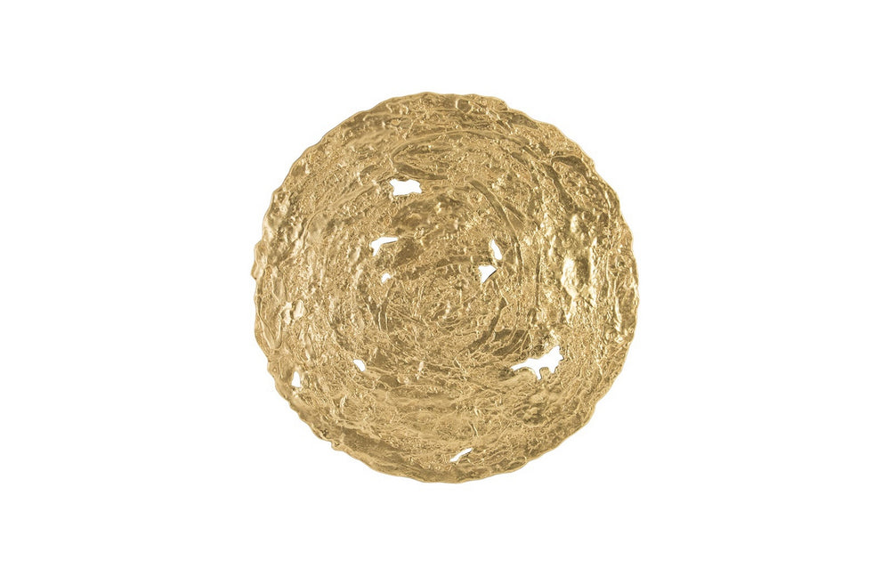 Molten Disc Wall Art, Gold Leaf, MD