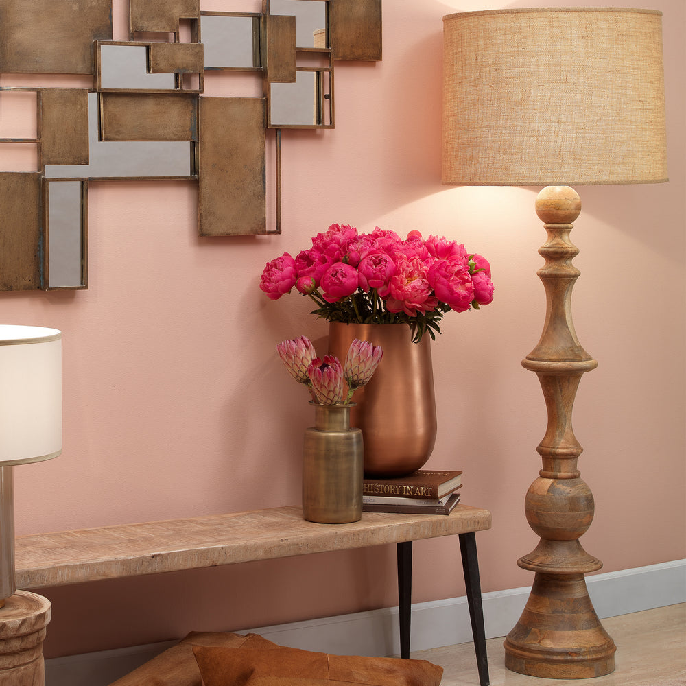 Budapest Wood 1-Light Floor Lamp