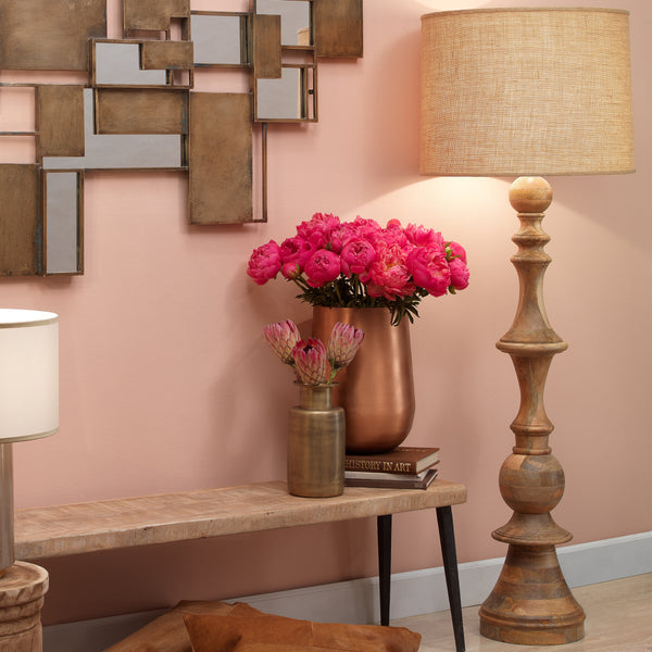 Budapest Wood 1-Light Floor Lamp