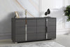 Giulia Dresser in Matte Gray