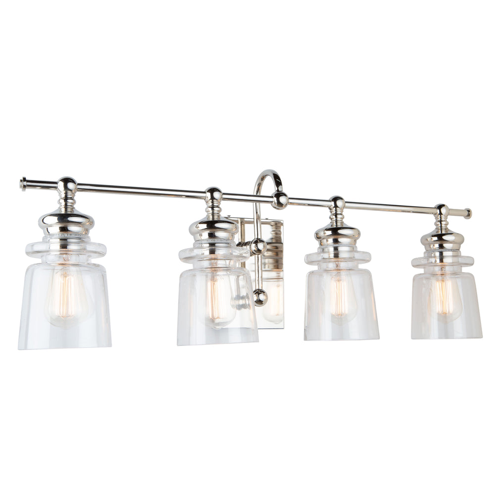 Castara 4 Light Wall Light AC11594PN in Polished Nickel