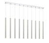 Forest 10 Light Island/Billiard in Chrome Finish