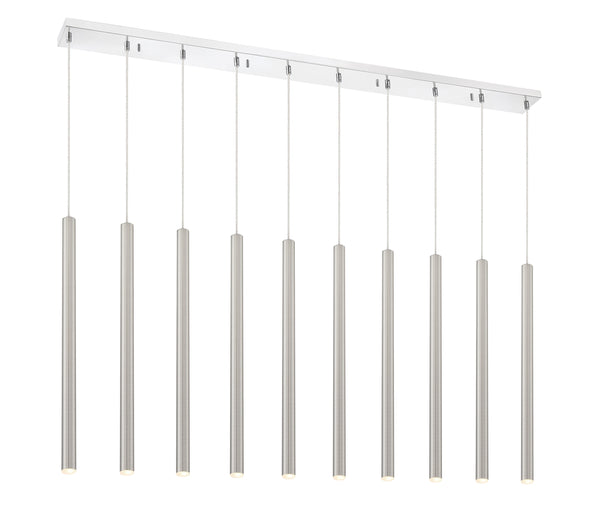Forest 10 Light Island/Billiard in Chrome Finish