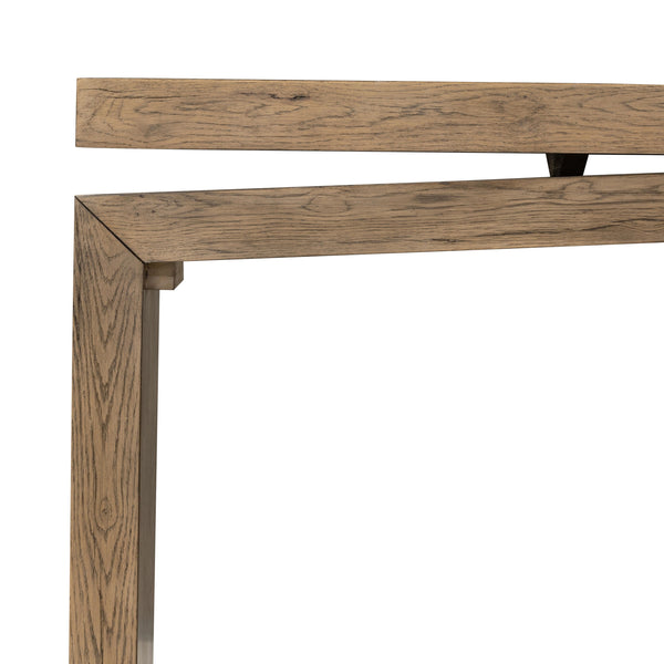 Matthes Console Table in Rustic Gray