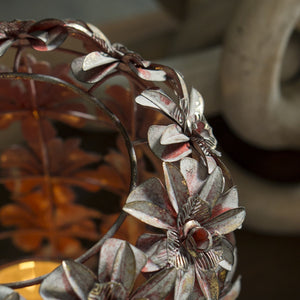 Rococo Vase/ Lantern, Rose