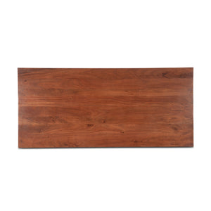 Savannah 75" Gathering Table, Cinnamon Brown
