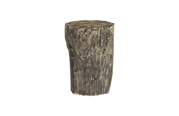 Black Wash Stool, Round
