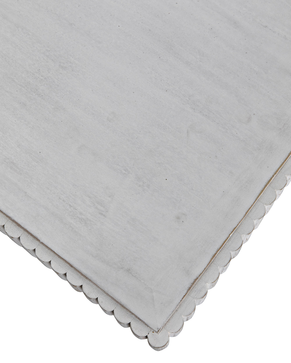 Humphrey Mahogany Coffee Table in White Wash Finish