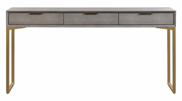 Pesce Shagreen Console Table