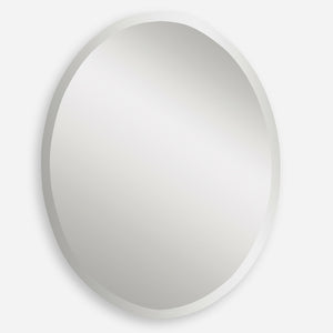 Frameless Vanity Oval Mirror