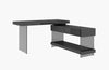Reese Desk in Grey High Gloss