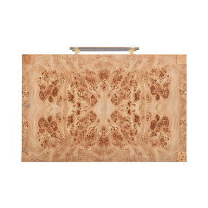 Brandyss Natural Burl Nightstand