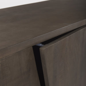 West 82.0L x 18.0W x 34.0H Wooden Angular Sideboard