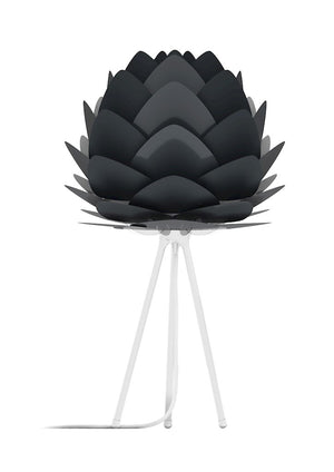 Aluvia Table Lamp in Anthracite with White Base