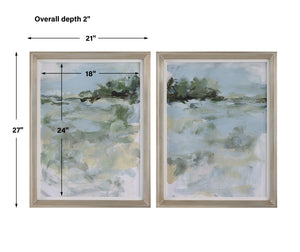 Far Away View Framed Prints, Set/2