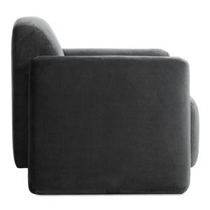 Moe's Fallon Accent Chair in Shadow Grey
