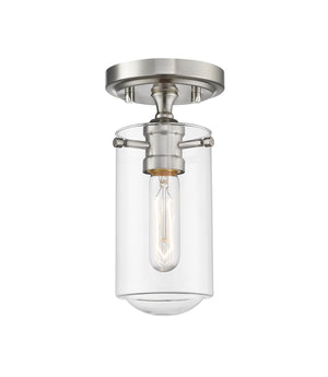 Delaney 1 Light Flush Mount in Brushed Nickel Finish