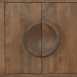 Vally Solid Wood 6 Drawer Buffet with Magnetic Doors