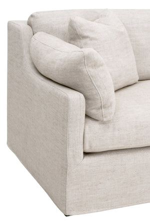 Lena 95" Slope Arm Slipcover Sofa