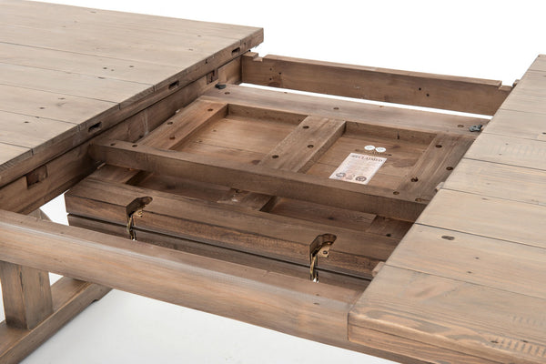Florence Extension Dining Table-Sundried Wheat