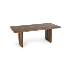 Holmes Solid Mango Wood Dining Table - Artisan Brown