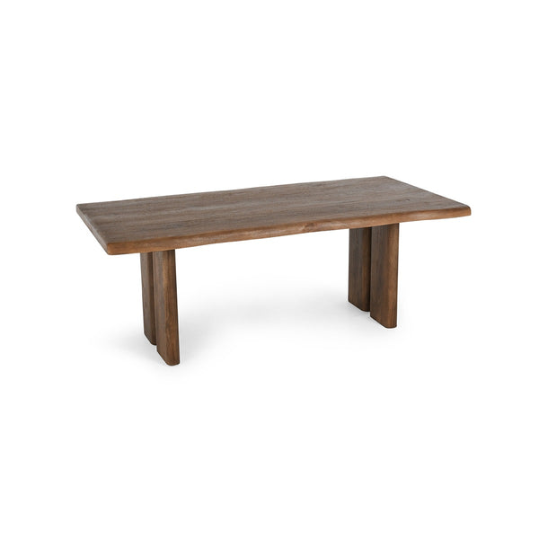Holmes Solid Mango Wood Dining Table - Artisan Brown