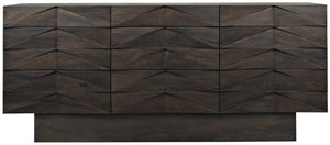 Drake Ebony Walnut Sideboard in Walnut and Veneer