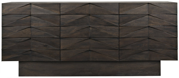 Drake Ebony Walnut Sideboard in Walnut and Veneer