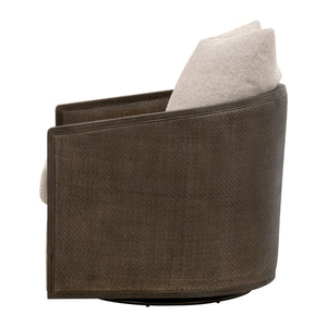 McGuire Swivel Club Chair
