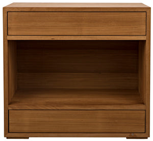 SL05 Side Table, Gold Teak