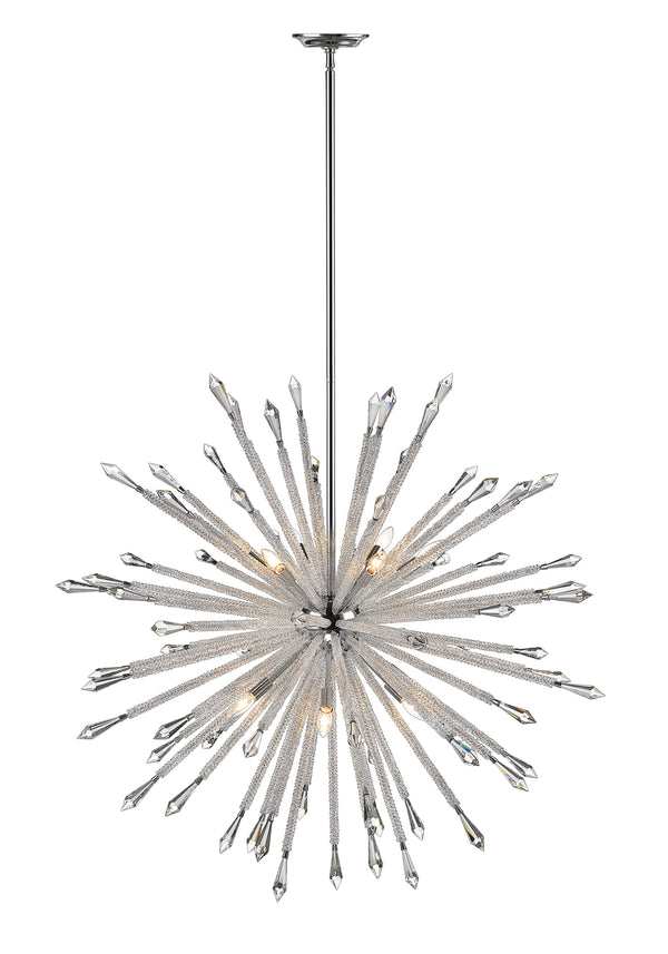 Soleia 12 Light Chandelier in Chrome  Finish