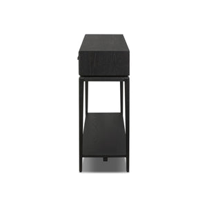 Rosenell Console Table - 60" - Black Oak Solid