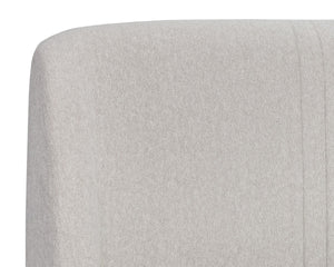 NEVIN BED - QUEEN - DOVE CREAM
