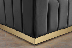 Francis Sofa In Grey Velvet