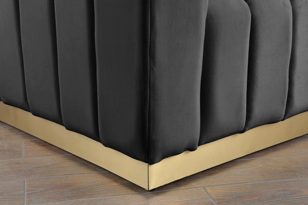 Francis Sofa In Grey Velvet