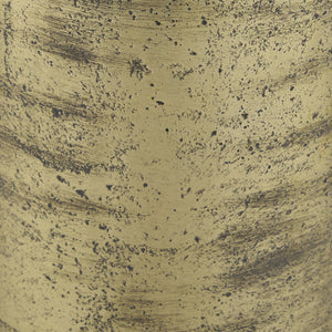 Quonset Extra Tall Brass Finished Aluminum Metal Pillar Object