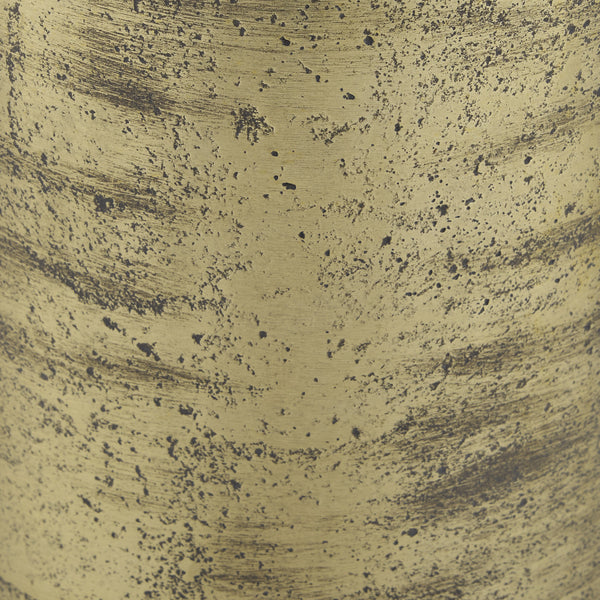 Quonset Extra Tall Brass Finished Aluminum Metal Pillar Object