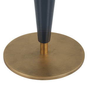 Luster Navy Blue Accent Table