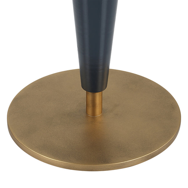 Luster Navy Blue Accent Table