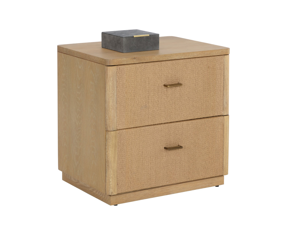 ETIENNE NIGHTSTAND - RUSTIC OAK