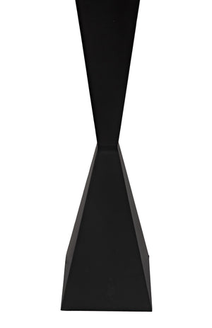 Brixton Floor Lamp, Black Steel