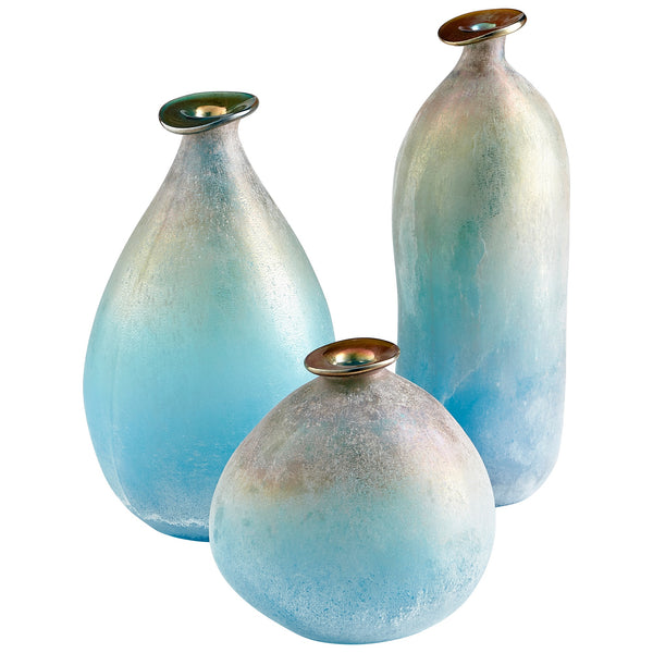 Sea Of Dreams Vase in Turquoise and Scavo