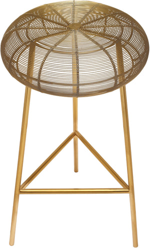 Sylvester Bar Stool In Gold