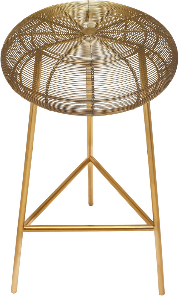Sylvester Bar Stool In Gold