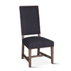 Darcy Dining Chair Dark Grey Linen Driftwood Finish