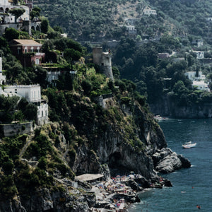 Beach In Positano (24" X 36") In Slim Aarons's Showcase In Photography Art