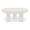 Moe's Rocca Collection Cream Coffee Table