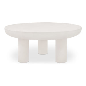Moe's Rocca Collection Cream Coffee Table