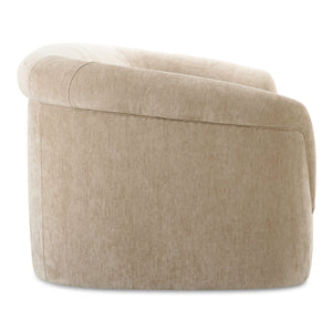 Moe's Thora Beige Velvet Sofa