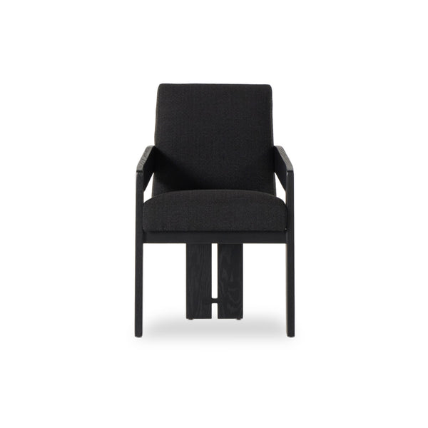 Roxy Dining Armchair In Gibson Black